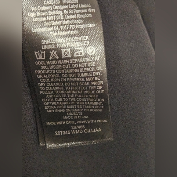 Ted Baker Gilliaa Printed Puff Sleeve Fit and Flare Mini Dress - Picture 4 of 8